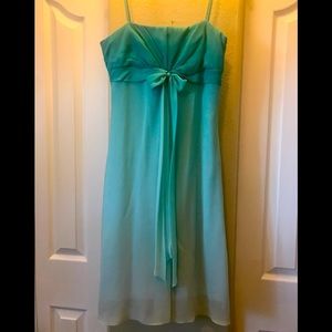 Feminine Aqua dress NWT